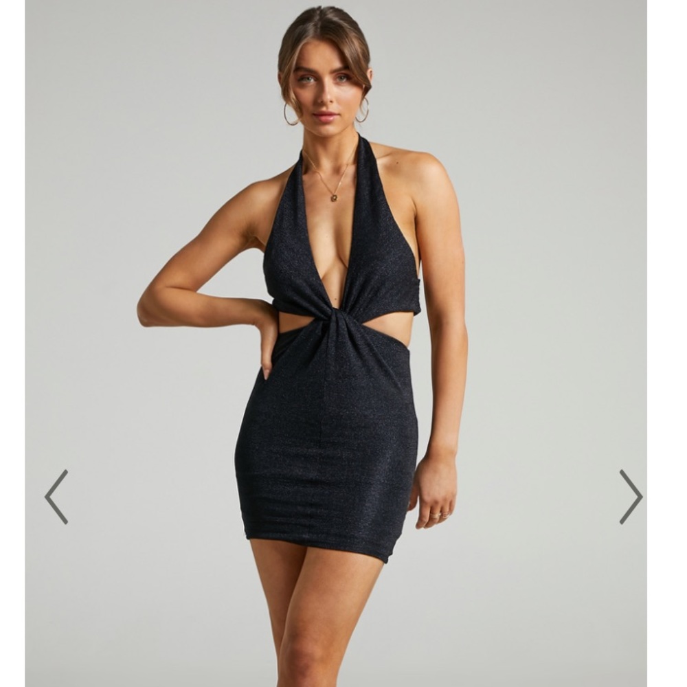 Black showpo dress